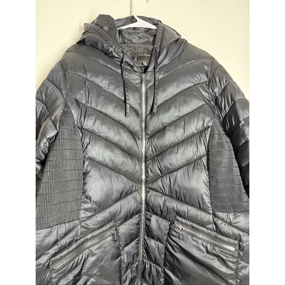 Lane Bryant Black Puffer Packable Coat  Women’s Plus Size 26/28 - Picture 3 of 11